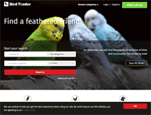 Tablet Screenshot of birdtrader.co.uk